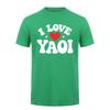 Cool I Love Yaoi T Shirt Funny Heart Anime Unisexga Boys Love Fan Gift Tshirts Short Sleeve Tee Da182