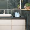 Grande Vassoio di Stoccaggio in Silicone Rettangolare Antiscivolo Decorativo per Piano del Bagno Mobile da Cucina Organizer per Gioielli