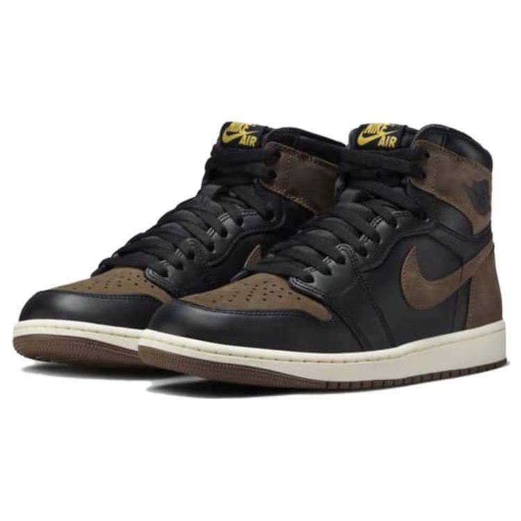 Air Jordan 1 Retro High OG Palomino Unisex Sneakers Brown Black Metallic-Gold DZ5485-020