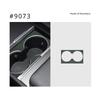 Water Cup Frame Cover for Tesla Model 3 Highland 2024 2025 Alcantara Suede Center Control Drinks Cup Patch Sticker Accessories