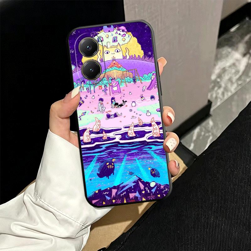 

O-Omori Cartoon Game Soft Phone Case for Xiaomi Poco X5 X6 X7 X8 Pro Max X3 F7 F8 Ultra M8 M7 M6 M5 Redmi 15 15C 14C 13C 12C X4 Xiaomi Redmi 15 5G