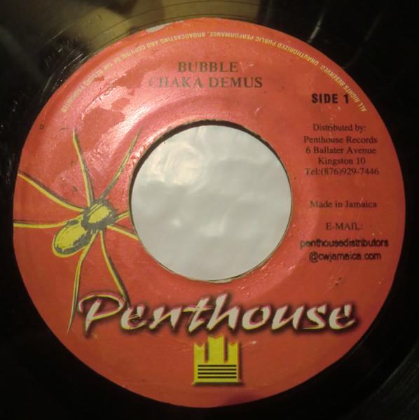 

7inch Record CHAKA DEMUS - Bubble NONE Penthouse Recor Jamaica Reggae, Ska & Dub Used