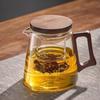 Glass Teapot, Thickened Glass Tea Pot, High Temperature Resistant, Separated Set, Teacup, Single Teapot Teaware