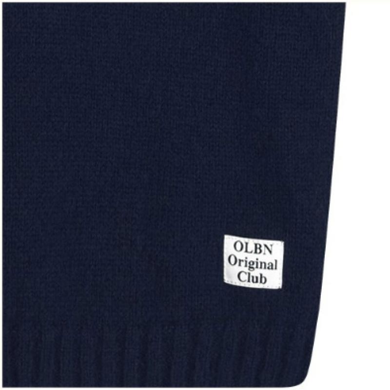 [olivean] Point Label Knit Vest  Black 