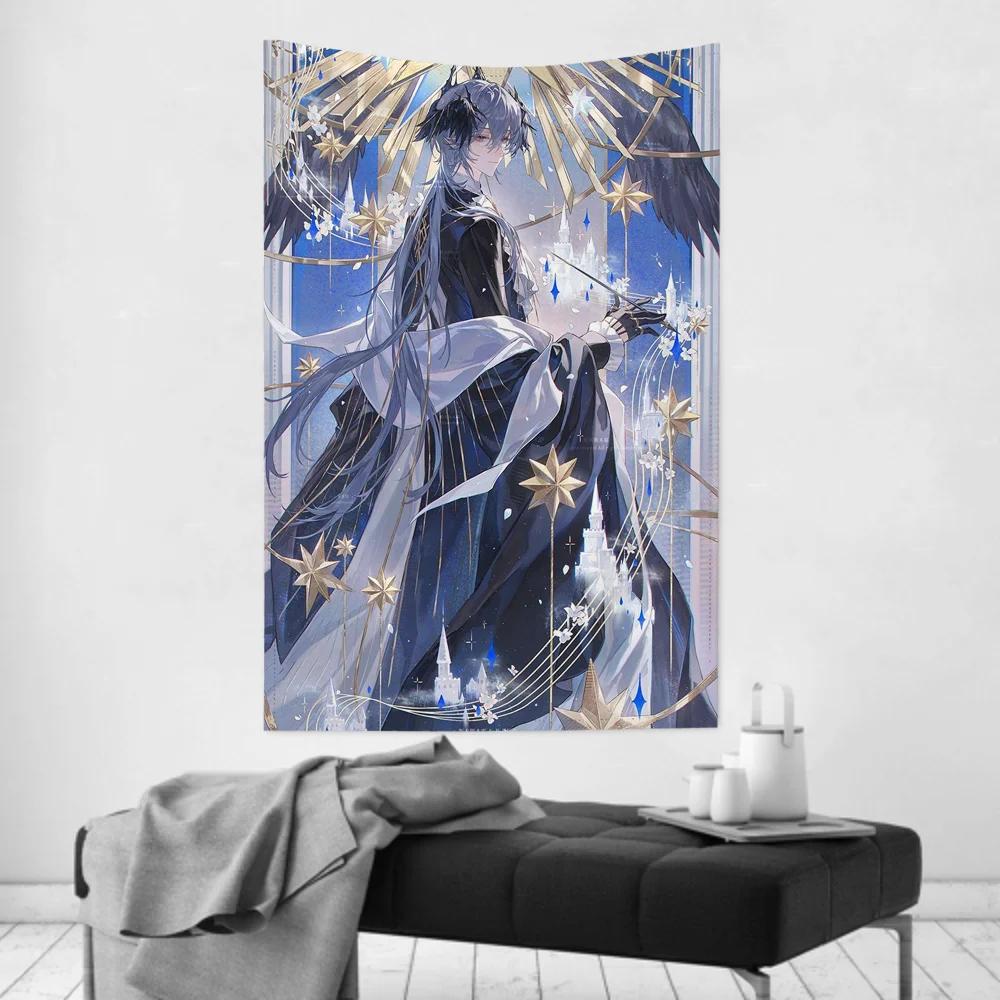 

Logos Animated Game AArknights Tapestry Room Decor Wall Cloth Party Hanging Background Room Decor Baby Room 74x94cm(29x37in)