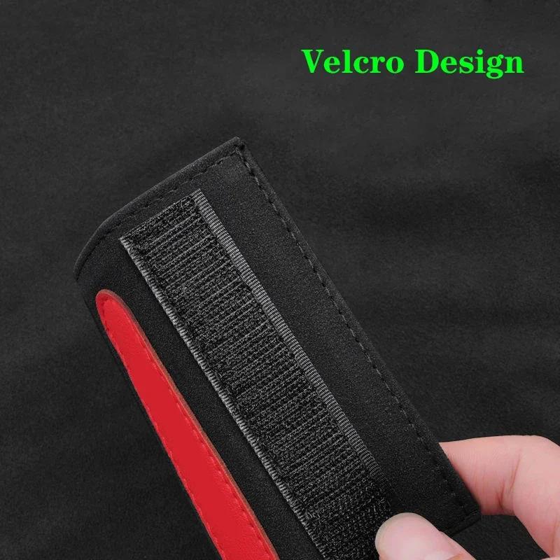 For Subaru Forester XV Tribeca Outback Impreza Legacy STI WRX BRZ Suede Car Interior Protective Roof Door Pull Handle Warm Cover Y3