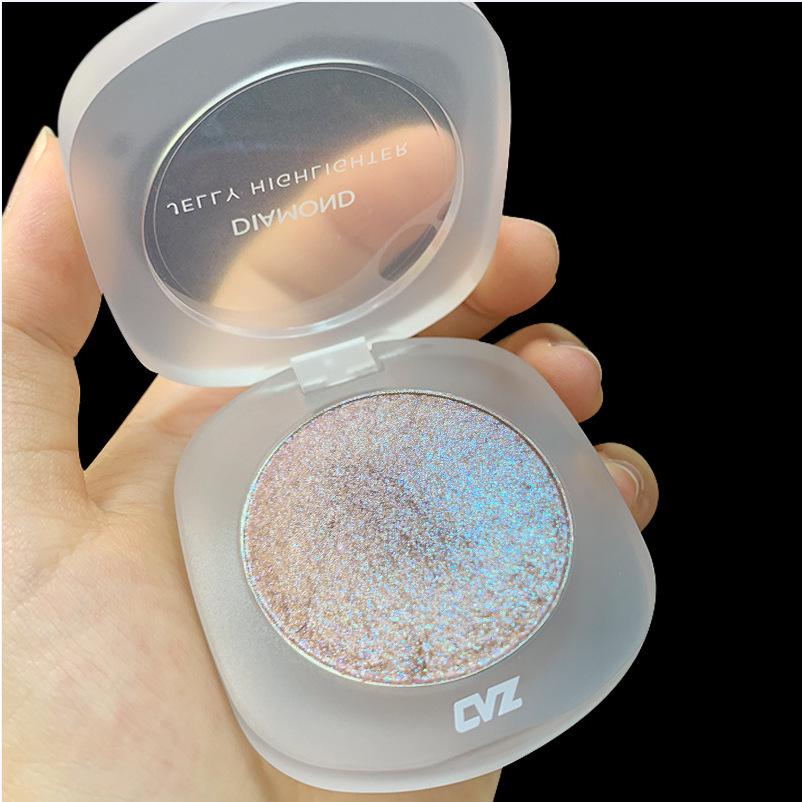 Poudre Illuminatrice CVZ Galaxy Shimmer: Bronzer Nacré Tridimensionnel pour un Éclaircissement Naturel.