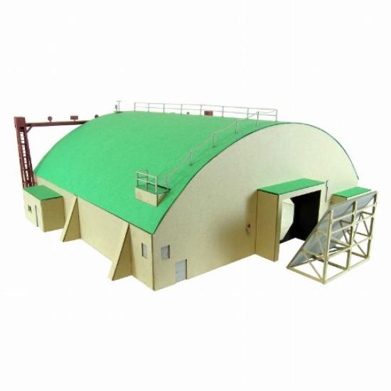 Sankei Aviation Scene Series Alert Hangar Paper Craft 1/144 MK08-04