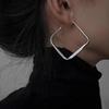 Exaggerated Big Hoop Earrings for Women Gold Color Hollow Square Geometric Statement Personality Hanging Earrings Cool Stuff
