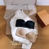 Women Strapless Front Closure Invisible Wireless Push Up Bandeau Bra For Small Bust