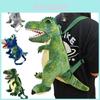 Plüsch Dinosaurier Rucksack für Kleinkinder Gemütliche T-rex und Triceratops Designs