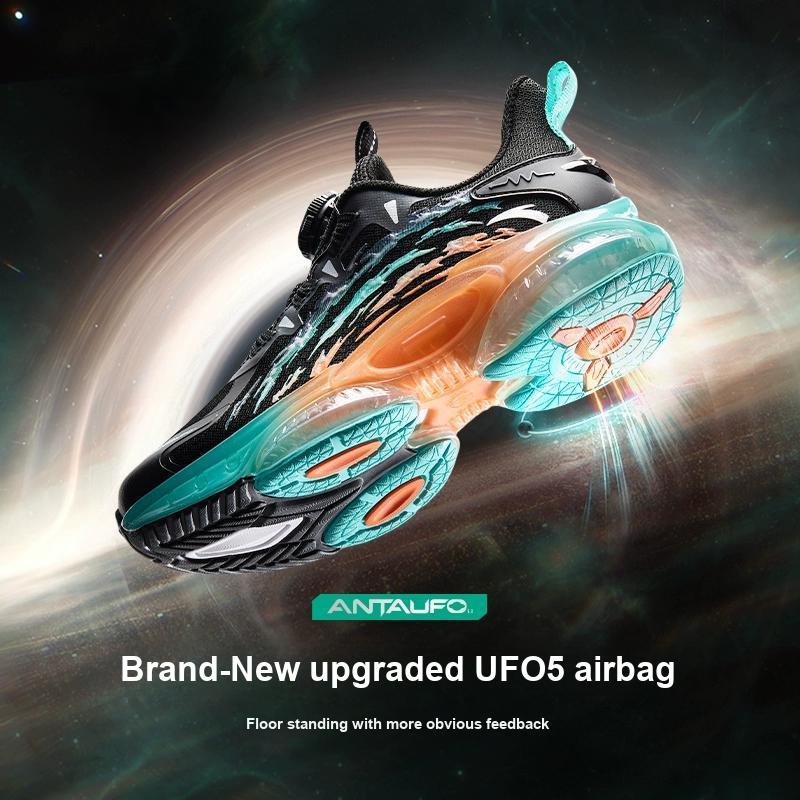 Anta Kids UFO 5.0 Lightweight Soft Bounce Knob Technology Physical Test Non-Slip Shock Absorption Low-Top Running Shoes Kids running shoes A12435588-3