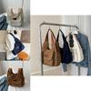 Large Capacity Canvas Tote Bag Street Fashion Casual Simple Style