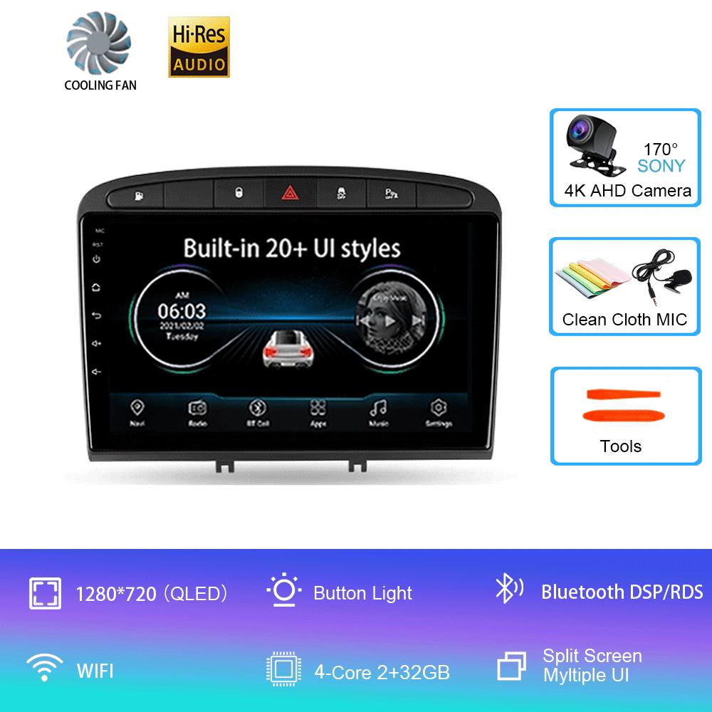 

Android 14 Car Radio For Peugeot 408 2012 - 2020 Peugeot 308 T7 2007 - 2015 Multimedia Video Player Stereo Navigation GPS CHINA