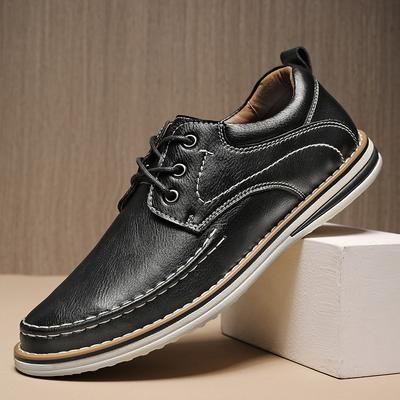 Men's Business Leather Shoes Breathable Non Slip Outdoor Men's Casual Leather Shoes Driving Shoes