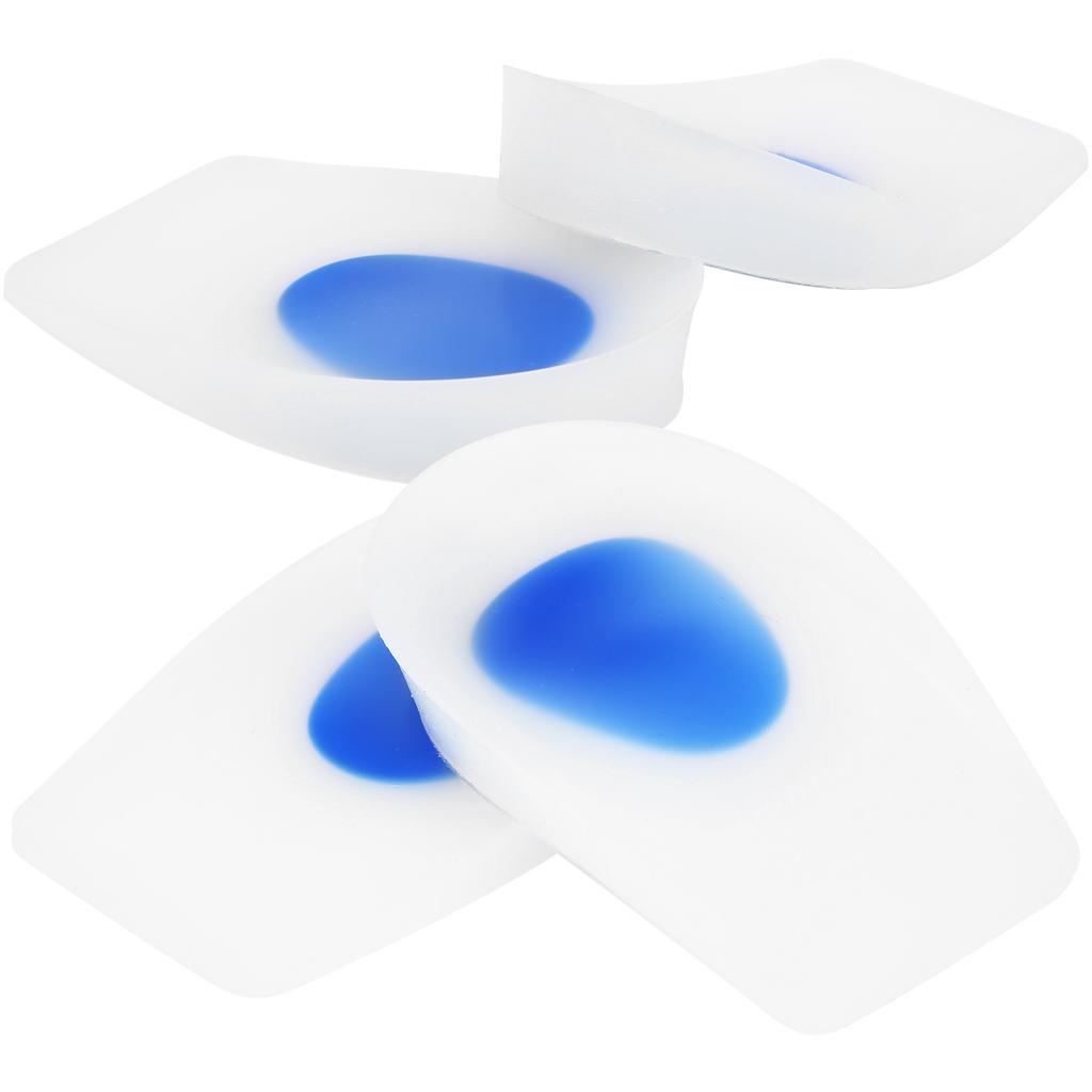 2 PairsSet Outdoor Shoe Heel Cushion Inserts Orthotic Silicone Heel Protective Cups Woman