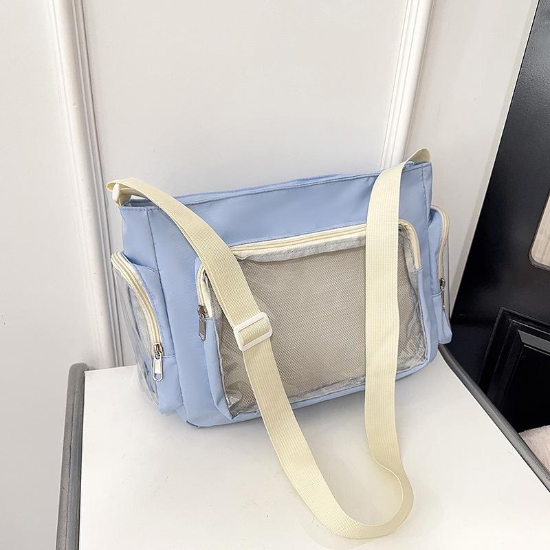 Zaino, Borsa a Tote, Borsa a Spalla Singola a Tracolla Versatile, Semplice, di Grande Capacità per Donne