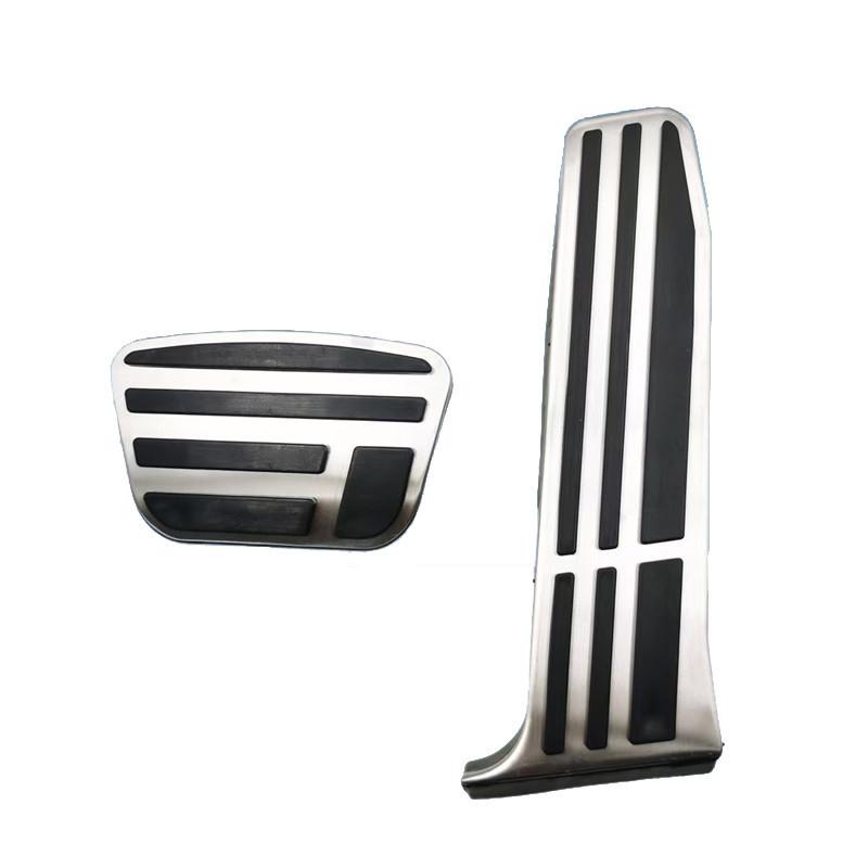 For Lexus LM350h 500h Toyota Alphard AH40 2024 2025 Stainless Steel Accelerator Pedal Anti-Slip Sleeve Brake Cover Pad Car Parts