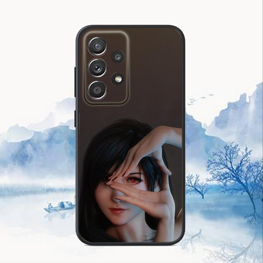 Game T-Tifa L-Lockhart Phone Case For Samsung S25,S24,S21,S22,S23,S30,Ultra,S20,Plus,Fe,Lite,Note,10,9,5G Black Cover