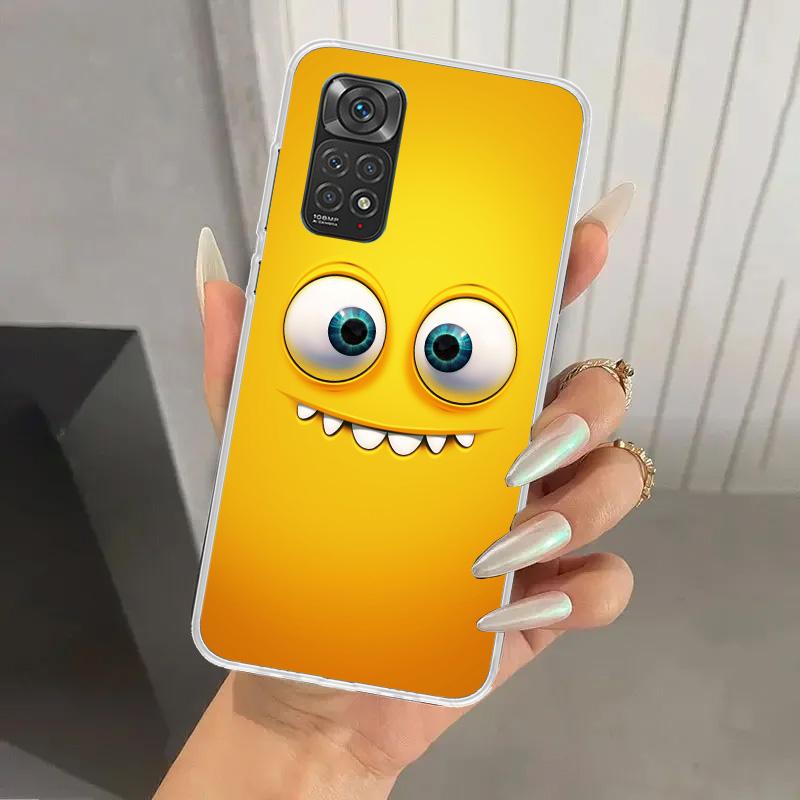 

Забавный Милый Чехол для Телефона Xiaomi Redmi Note 14 13 12S 12 11S 11 Pro Plus 11T 11E 10S 9 9S Мягкий Чехол Печатный Корпус Note 13 12 Note 11 Pro Plus