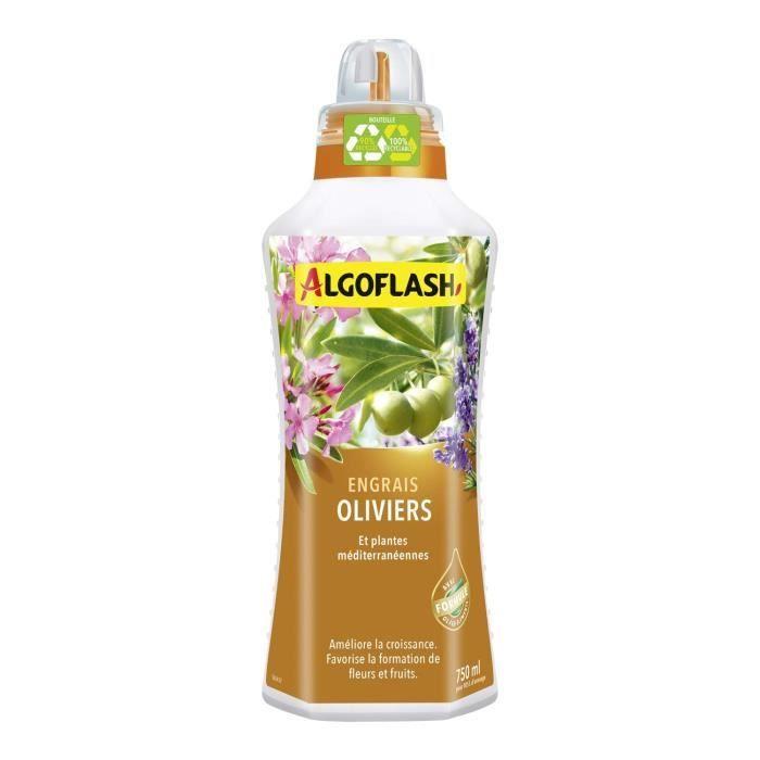 ALGOFLASH Engrais Oliviers Et Plantes Méditerranéennes 750 mL