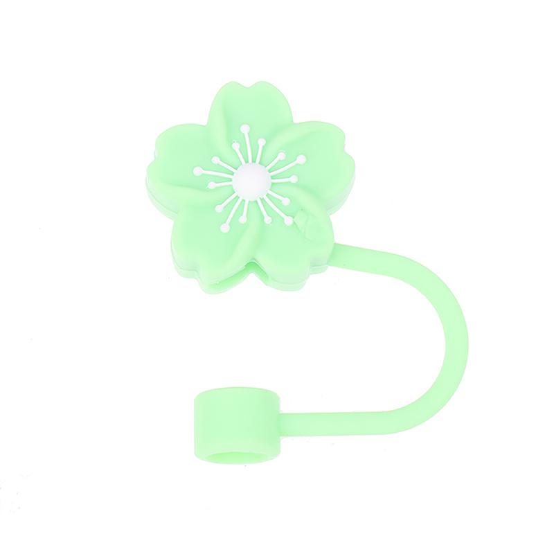 Květinové silikonové krytky na brčka pro sklenici na vodu, láhev, tvar květiny, pitné prachotěsné víčko, krytky na konce brček, příslušenství ke kelímkům pro 8mm