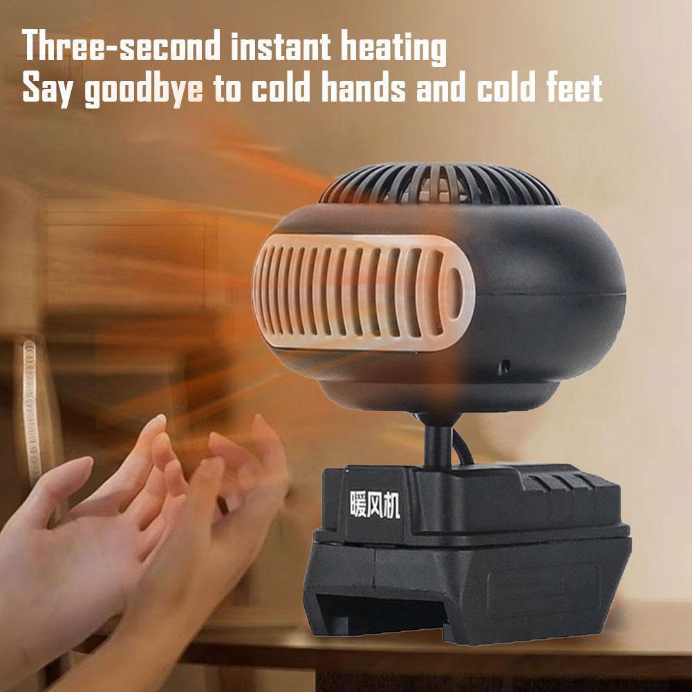 1500mAh Wireless Outdoor Heater with Constant Temperature Warm Air Internal Circulation 360° Adjustable Lithium Battery Powered