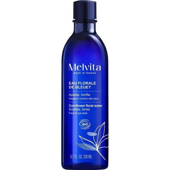Eau Florale De Bleuet - MELVITA - 200ml - Soin Visage - Mixte - Adulte