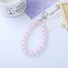 Candy Color Beaded Earphone Pendant - DIY Jewelry Accessories with Acrylic Beads for Phone and Bag Chains