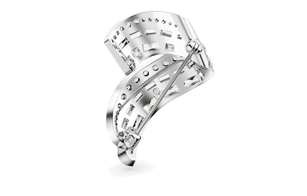 Swarovski Gemstone Inlay Brooches Women's Silver 5681426