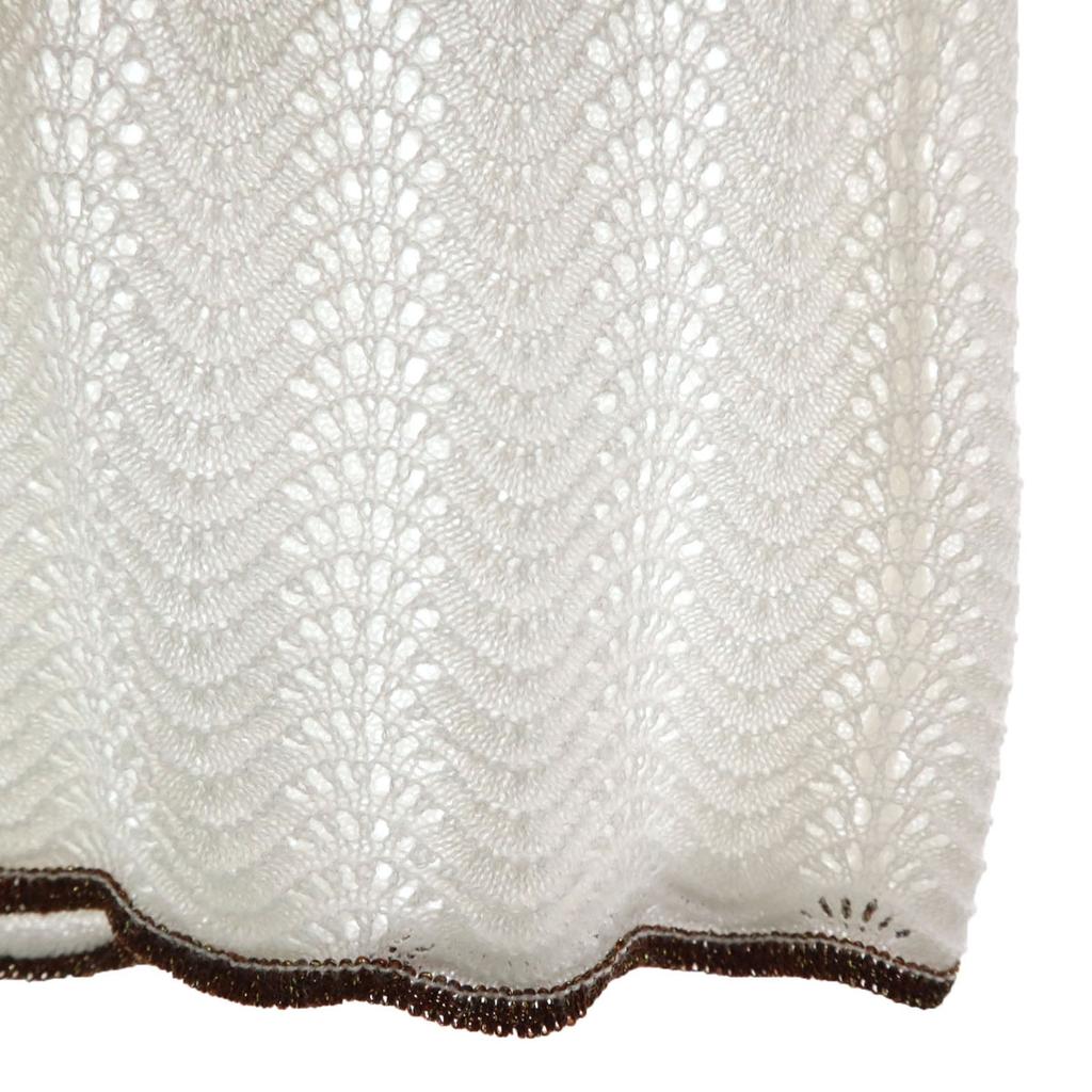 Mame Kurogouchi Made In Japan Silk Blend Long Sleeve Knit One Piece 1 Women Used