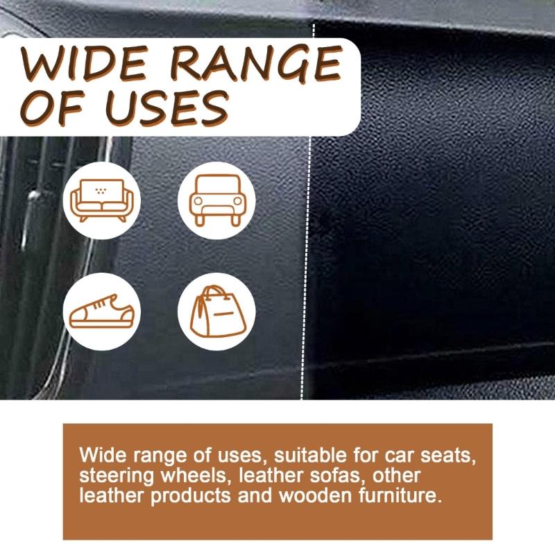 Practical Leather Polish Wax Repair Scratches Tool 80g Restores Shine and Repairs Scratches on Multiple Surfaces