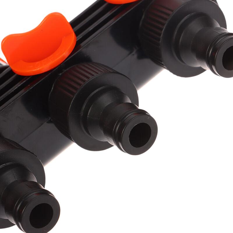 Ventilverteiler 1/2 Zoll 3/4 Zoll 1 Zoll Bewässerungsanschlussverteiler 1- bis 4-Wege-Schlauchverteiler für Wasserleitungsschlauchhahnanschlüsse