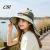 Dinosaur Fishing Hat for Kids Sun with Solar Fan, Wide Brim UV Protection Beach Babies Neck Flap, Summer Cap Boys Girls Camping