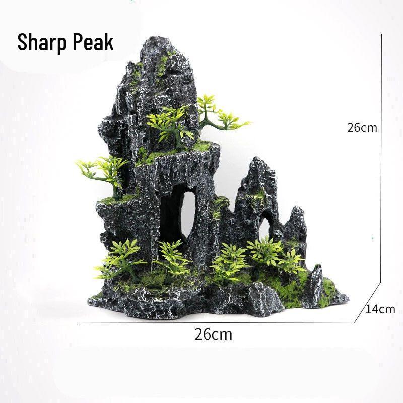 Aquarium Landscape Rockery Stone Decoration for Medium and Small Tanks