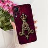 For Infinix Note 11 X663B Cover For Infinix Note 12 X663 Case Silicone Luxury Crown A-Z Letters 2D Flat Pattern Soft Phone Case
