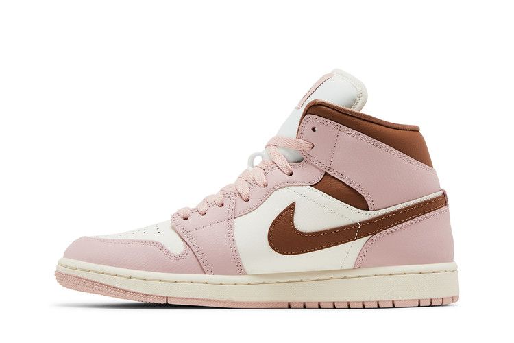 Jordan 1 Mid Pink Oxford Brown (Women's)