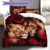 Cartoon Pattern Bedding Quilt Set Quilt Cover Pillowcase Home Decoration Birthday Gift (1 * Duvet Cover + 2 * Pillowcase, Without Core)