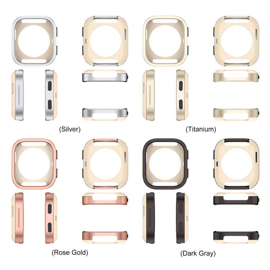 For Amazfit Bip 6 Metal Protective Case Anti-Drop Smart Watch Slim Case Anti-Scratch Replacement Hard Case Gift for Friends