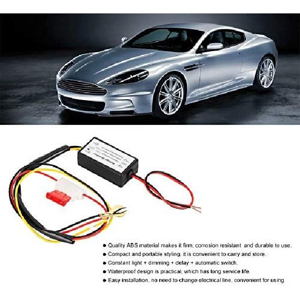 DRL Controller, Daytime Running Light Controller, Dimmer and Delay Module Kit Smart LED Dimmer Automatic On Off Smart LED Set for Cars, Trucks, SUV