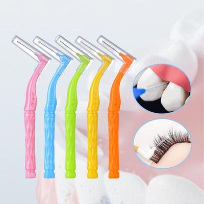 Orthodontic L-Shaped Soft Bristle Interdental Brush for Wisdom Tooth and Gap Cleaning