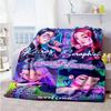 Demon Hunter Girls 7 Customize Text Blanket Lightweight Customizable Blanket Durable Comfort Great for Seaside Picnics Home Decor Sofa All-Season Use
