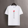 2024 New Mens and Women S Nine Tailed Fire T-shirt Shadow Ninja Short Sleeve Anime Surrounding Fashion Trend Top T-shirt Summer