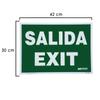 WOLFPACK PROFESSIONAL LINE - Fluorescent Exit Sign / Poster 30x42 Cm.