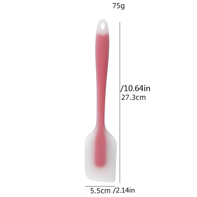 Translucent Silicone Cake Scraper Non-Stick Cake Cream Spatula Kitchen Cooking Pastry Scraper Mold Brush Tool Baking Accessorie