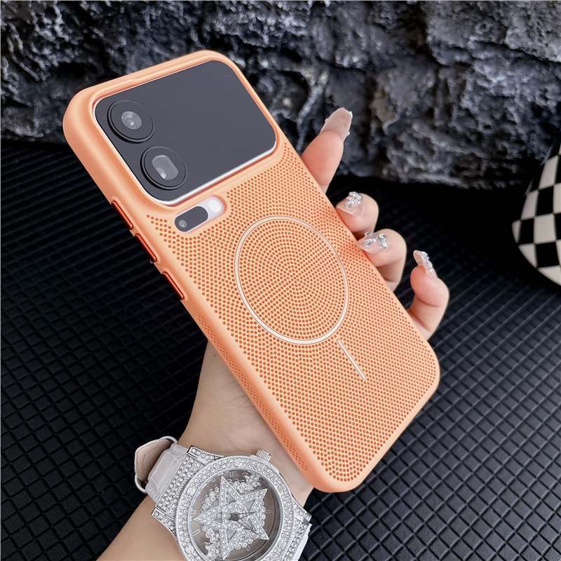 Applicable To Xiaomi 17ProMax Mobile Phone Case Honeycomb Heat Dissipation Xiaomi15 Ultra-thin Hard Anti-drop Matte Magnetic Suction Sheath