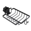 Kitchen Sink Faucet Organizer Carbon Steel Multi Function Drainage Faucet Drain Rack for 2.2 To