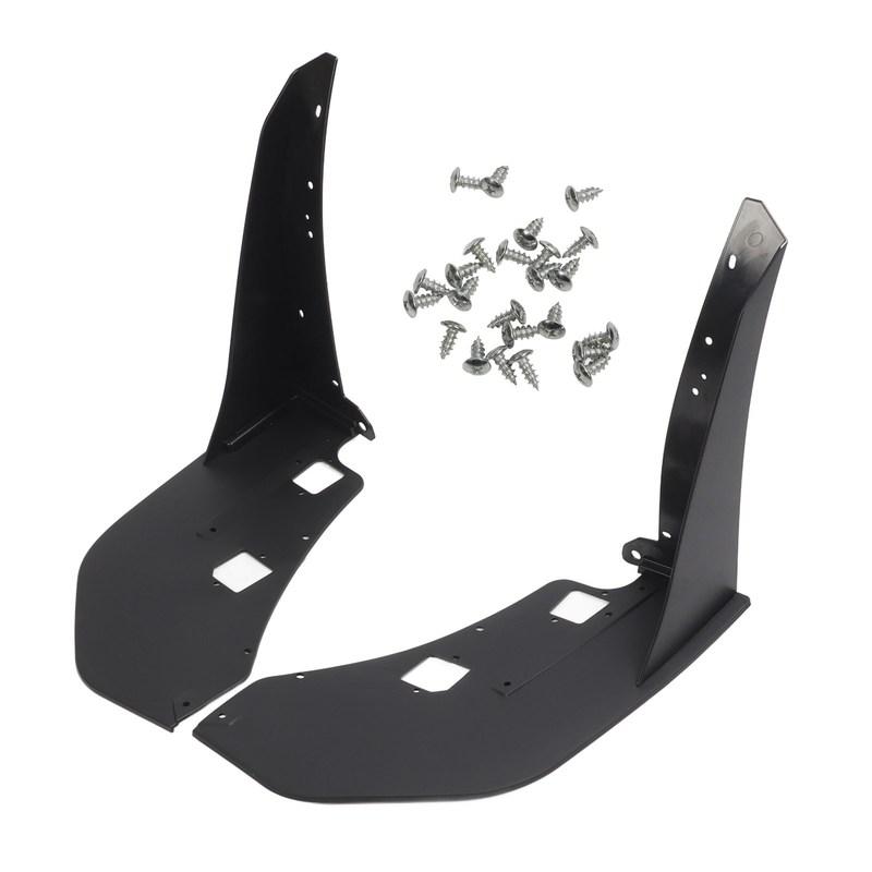 Front Bumper Corner Spoiler Winglet Splitters Black Prevent Collision Front Side Corner Winglet for Mustang GT500 2014-2020 2021