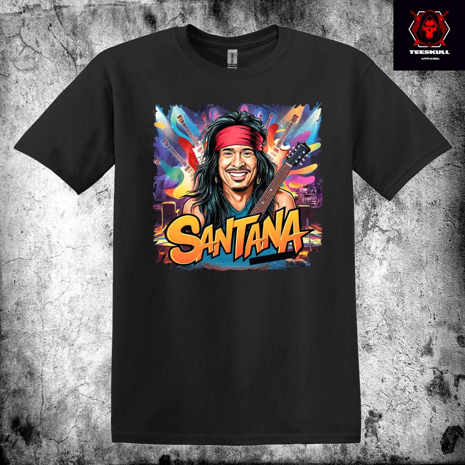 26 SANTANA Classic Rock Band Tee Heavy Cotton Unisex T-SHIRT S-3XL Unisex T-Shirt L