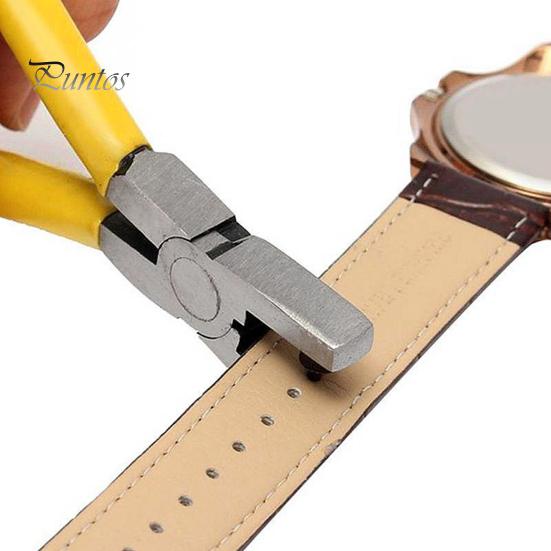 Shoe Strap Hole Puncher Pliers with Ergonomic Handle Easy to Use Wide Application Watch Band Hole Punch Pliers